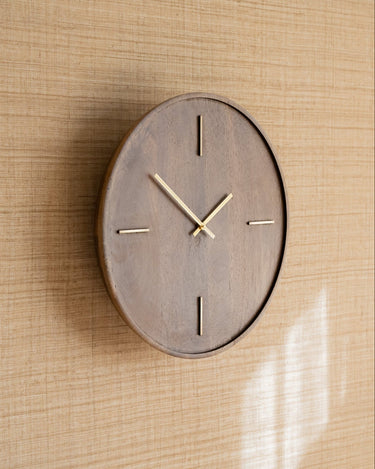 Large Wall Clock Veti Mango Wood - Things I Like Things I Love
