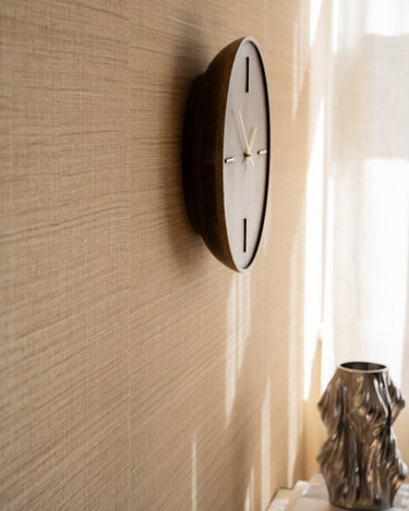 Large Wall Clock Veti Mango Wood - Things I Like Things I Love