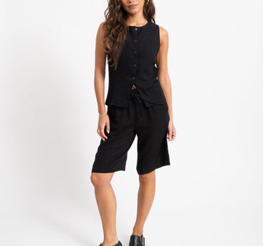 Leilani Bermuda Shorts Black - Things I Like Things I Love