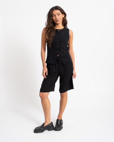 Leilani Bermuda Shorts Black - Things I Like Things I Love