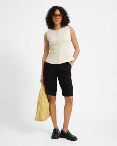 Leilani Bermuda Shorts Black - Things I Like Things I Love