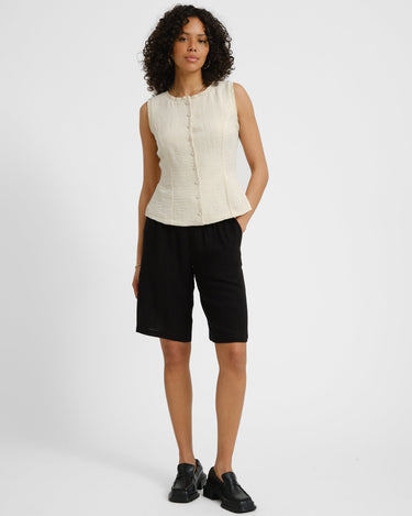 Leilani Bermuda Shorts Black - Things I Like Things I Love