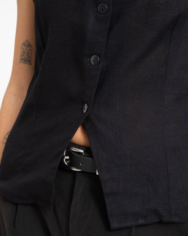 Leilani Waistcoat Black - Things I Like Things I Love
