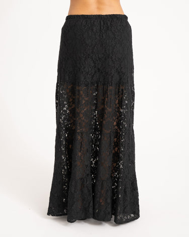 Lela Lace Skirt Zwart One Size - Things I Like Things I Love