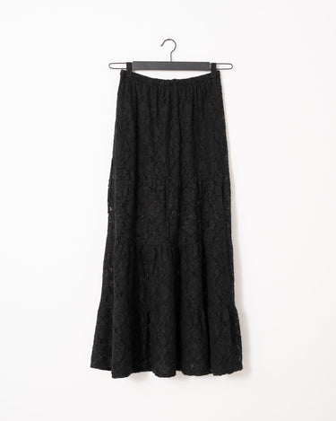 Lela Lace Skirt Zwart One Size - Things I Like Things I Love