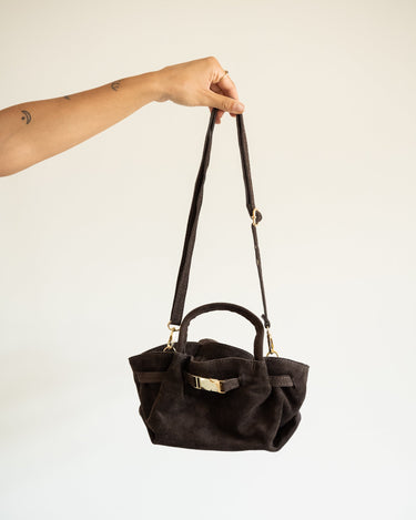 Leonie Belted Slouchy Bag Bruin - Things I Like Things I Love