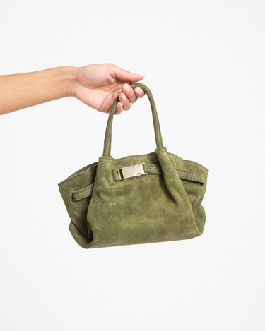 Leonie Belted Slouchy Bag Groen - Things I Like Things I Love