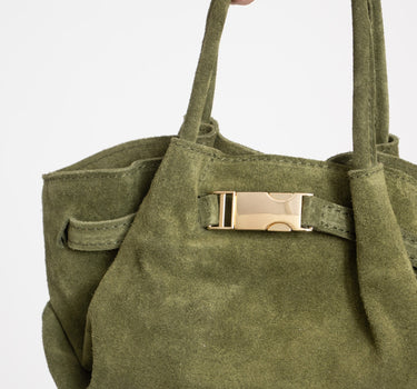 Leonie Belted Slouchy Bag Groen - Things I Like Things I Love