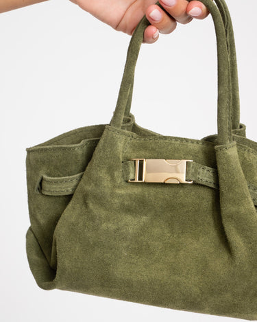 Leonie Belted Slouchy Bag Groen - Things I Like Things I Love