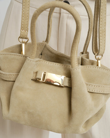Leonie Belted Slouchy Bag Sand - Things I Like Things I Love