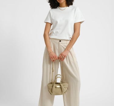 Leonie Belted Slouchy Bag Sand - Things I Like Things I Love