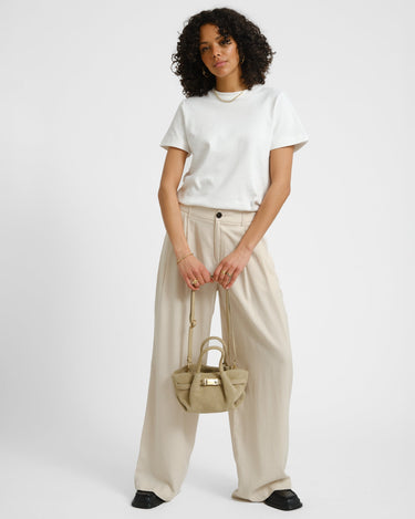 Leonie Belted Slouchy Bag Sand - Things I Like Things I Love