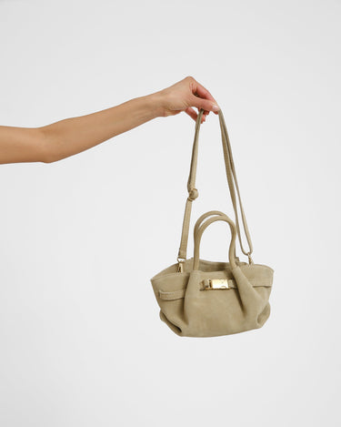 Leonie Belted Slouchy Bag Sand - Things I Like Things I Love