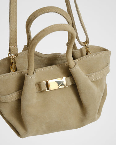 Leonie Belted Slouchy Bag Sand - Things I Like Things I Love