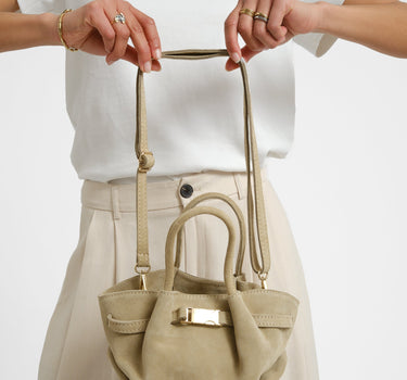 Leonie Belted Slouchy Bag Sand - Things I Like Things I Love