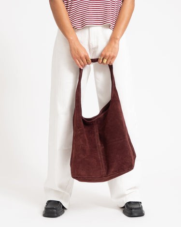 Loreen Suede Bag Bordeaux - Things I Like Things I Love