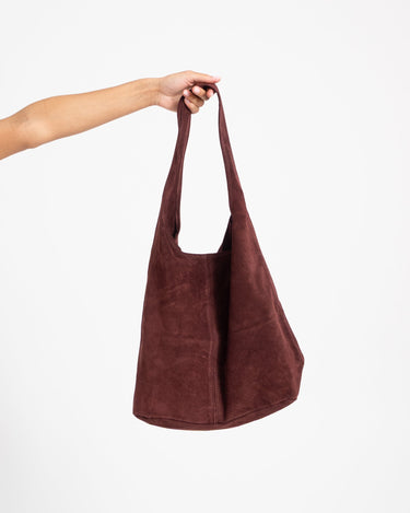 Loreen Suede Bag Bordeaux - Things I Like Things I Love