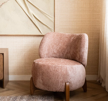 Lounge Chair Binoa Old Pink - Things I Like Things I Love