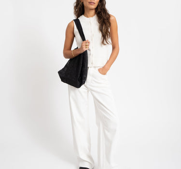 Luna Lace Tote Bag Black - Things I Like Things I Love