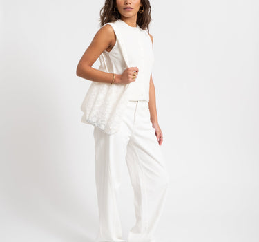 Luna Lace Tote Bag Vanilla Ice - Things I Like Things I Love