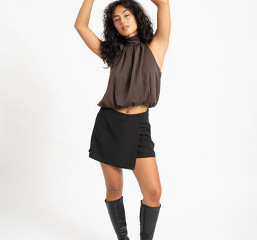 Mae Satin Top Bruin - Things I Like Things I Love