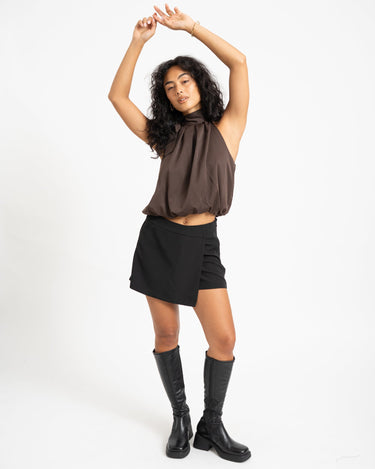 Mae Satin Top Bruin - Things I Like Things I Love