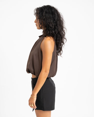 Mae Satin Top Bruin - Things I Like Things I Love