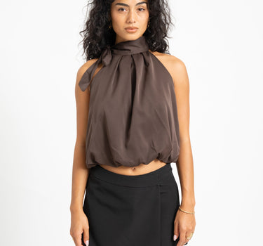 Mae Satin Top Bruin - Things I Like Things I Love