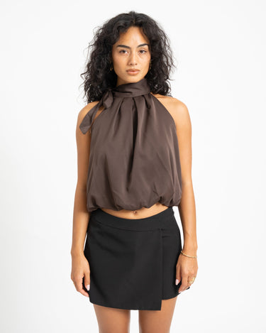 Mae Satin Top Bruin - Things I Like Things I Love