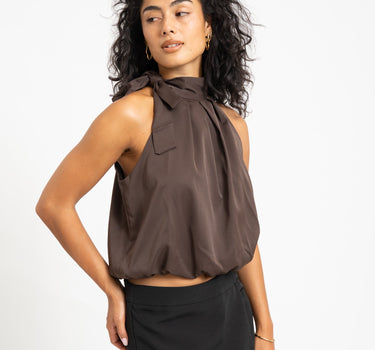 Mae Satin Top Bruin - Things I Like Things I Love