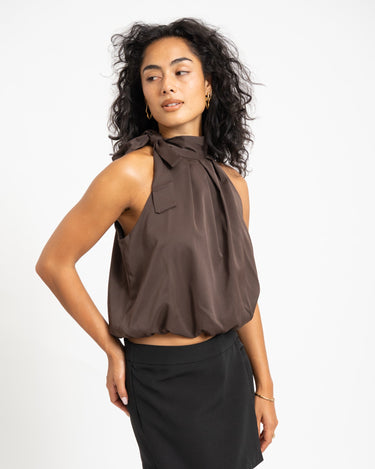 Mae Satin Top Bruin - Things I Like Things I Love