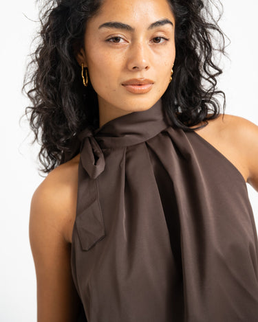 Mae Satin Top Bruin - Things I Like Things I Love