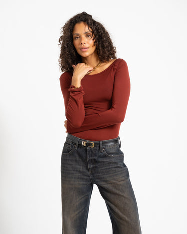 Maya Asym Top Madder Bruin - Things I Like Things I Love