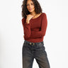 Maya Asym Top Madder Bruin - Things I Like Things I Love