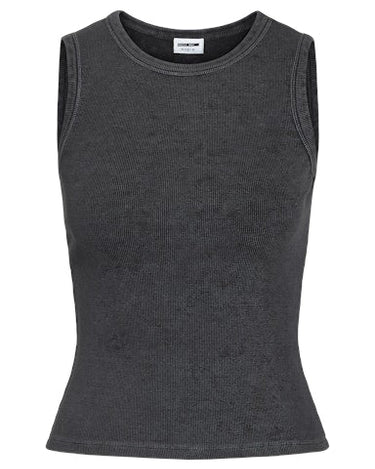 Maya Washed Tank Top Black - Things I Like Things I Love