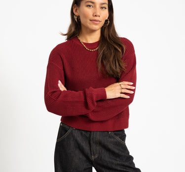 Maysa O-neck Knit Rhubarb - Things I Like Things I Love