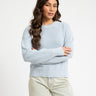 Mila Twist Crew Neck Knit Skyway - Things I Like Things I Love