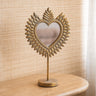 Mirror On Base Heart Gold - Things I Like Things I Love
