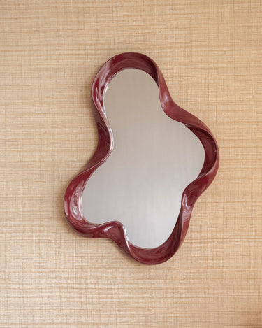 Mirror Organica Cherry Rood - Things I Like Things I Love