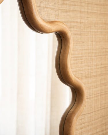 Mirror Wavy Woody Round - Medium - Things I Like Things I Love