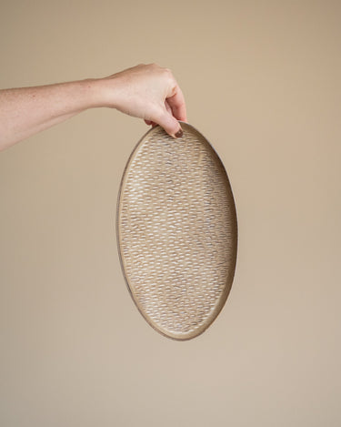 Miyaki Serving Plate Stripes / Dots - Things I Like Things I Love