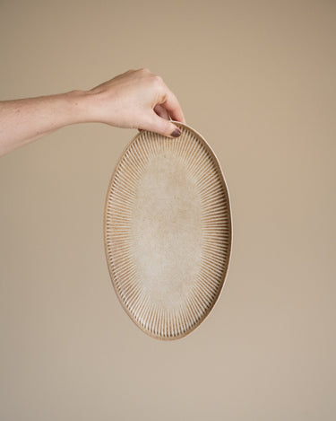 Miyaki Serving Plate Stripes / Dots - Things I Like Things I Love
