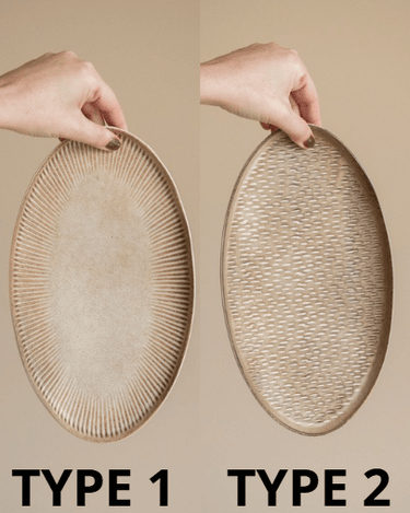 Miyaki Serving Plate Stripes / Dots - Things I Like Things I Love