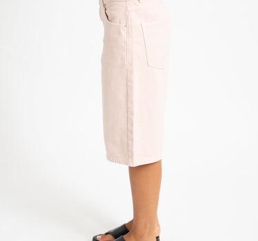 MSCH Aspen Ida Denim Shorts Lichtroze - Things I Like Things I Love