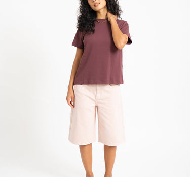 MSCH Aspen Ida Denim Shorts Lichtroze - Things I Like Things I Love