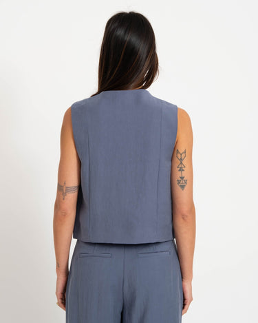 MSCH Frode Waistcoat Blue - Things I Like Things I Love