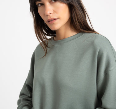 MSCH Ima Q Sweatshirt Green - Things I Like Things I Love