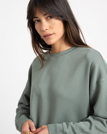 MSCH Ima Q Sweatshirt Green - Things I Like Things I Love