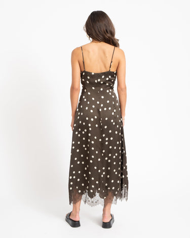 MSCH Jionna Irida Strap Dress Brown - Things I Like Things I Love