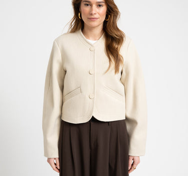 MSCH Sari Esmeralda Jacket Sand - Things I Like Things I Love